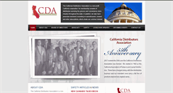 Desktop Screenshot of californiadistributorsassociation.com